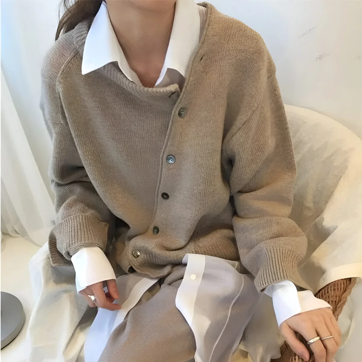 Zita | Trendig Diagonal Cardigan för Kvinnor - Bild 9