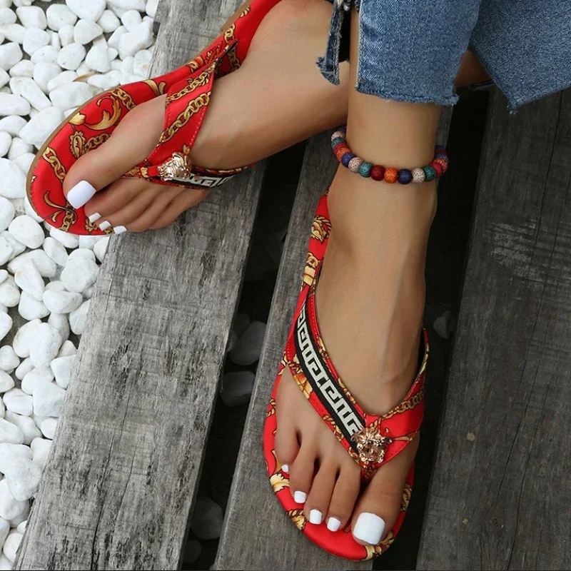 Erika - Sandaler Sexiga Tofflor Platta Flip-Flops - Bild 2