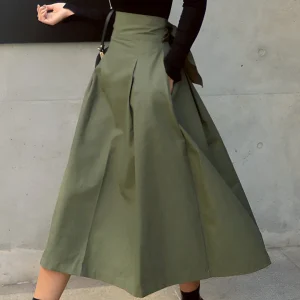 Aria | Ladies koreanskt mode lång kjol