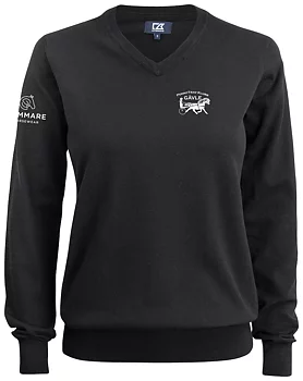 GÄVLE PONNYTRAVKLUBB OAKVILLE V-NECK SVART