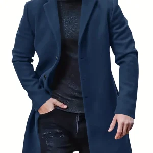 Claude | Varm Trench Overcoat Med Retro Stil