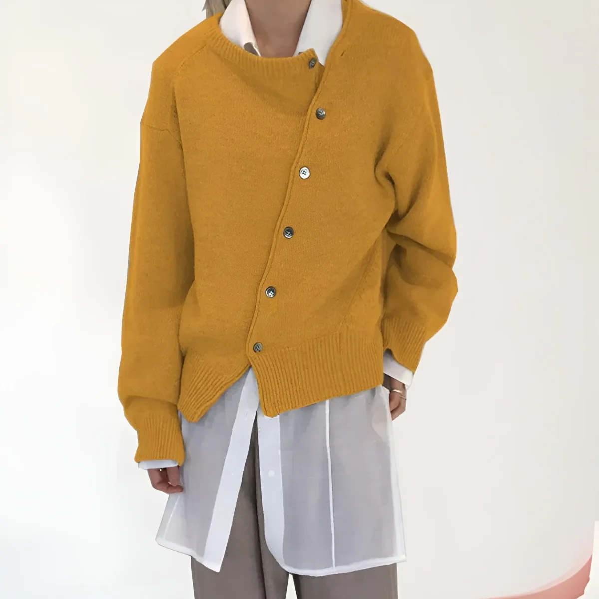 Zita | Trendig Diagonal Cardigan för Kvinnor - Bild 5