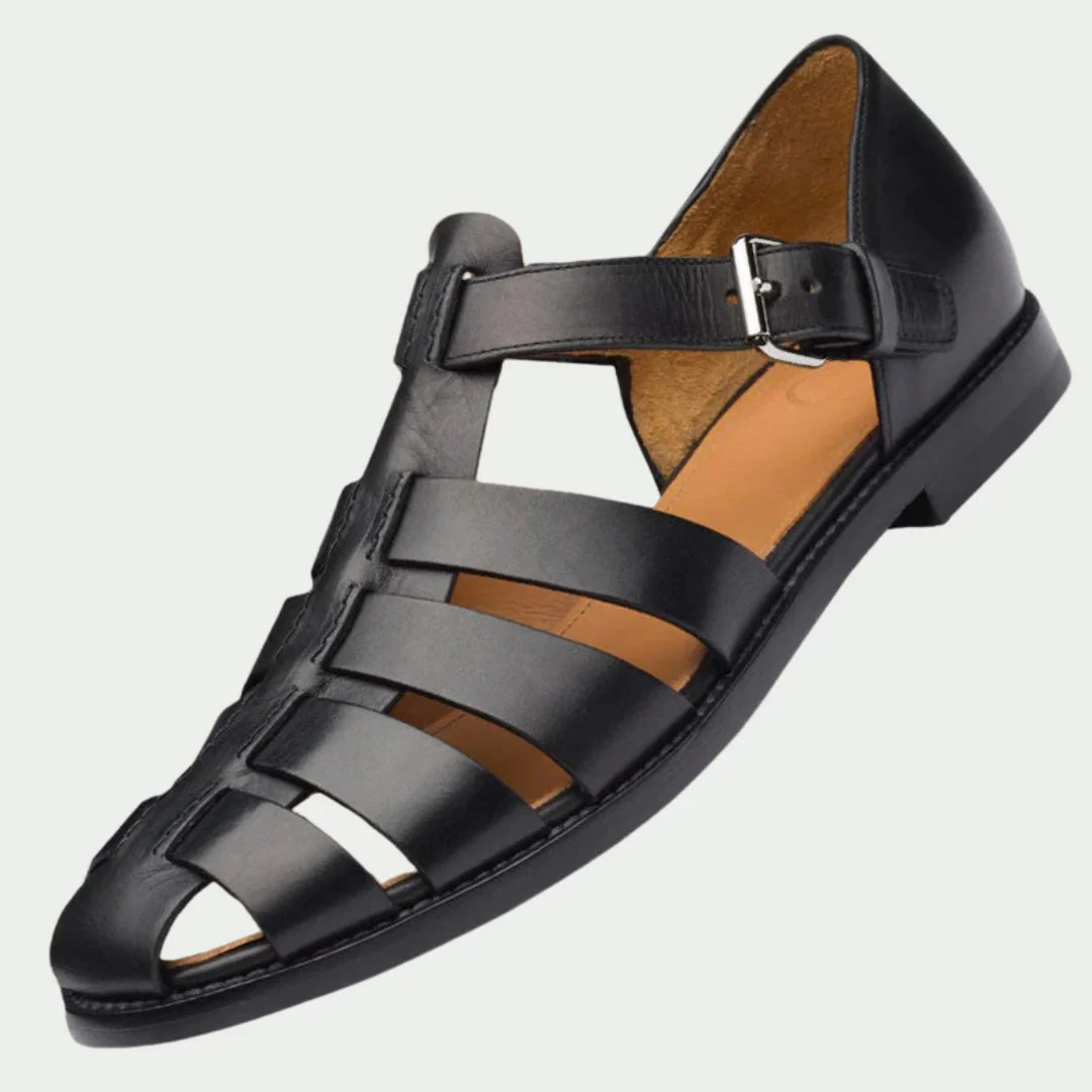Arvid | Premium Herrsandaler I Äkta Läder - Bild 6
