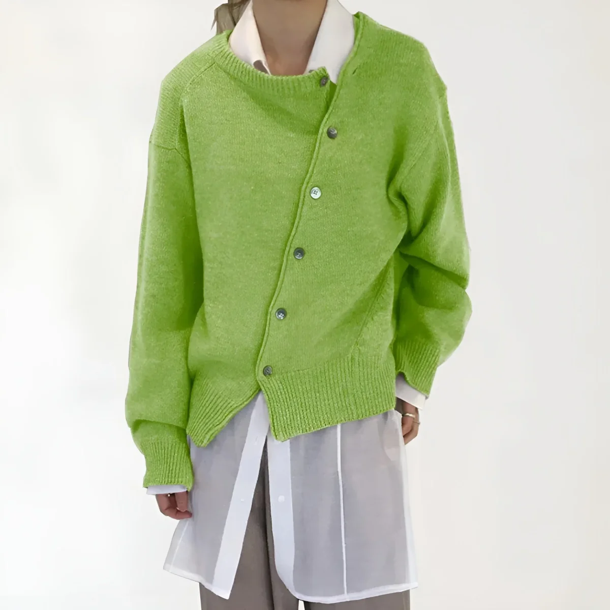 Zita | Trendig Diagonal Cardigan för Kvinnor - Bild 6