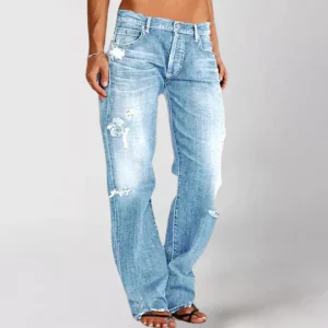 Diana - Lösa jeans med vid passform för kvinnor