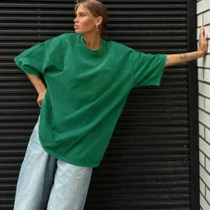 Adah - Retro T-shirt i bomull