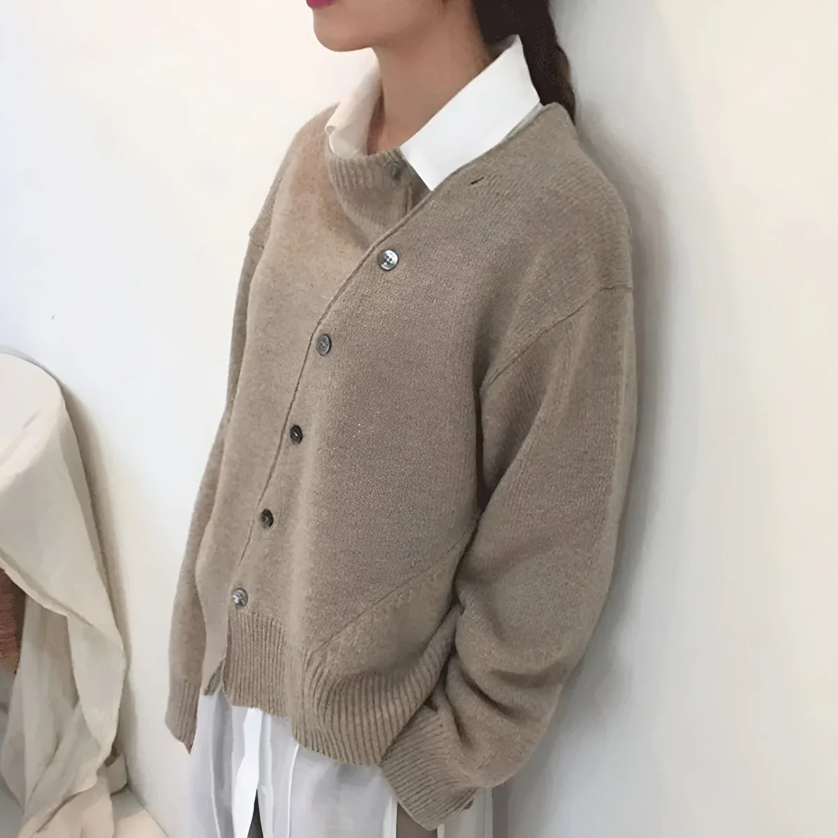 Zita | Trendig Diagonal Cardigan för Kvinnor - Bild 8