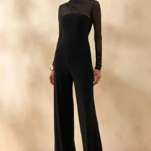 Emeria | Svart långärmad byxdress