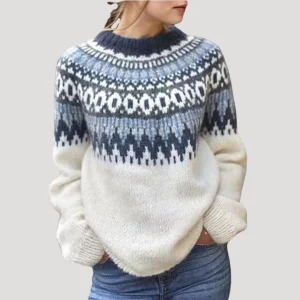 Lina | Chunky Stickad Oversized Vintertröja