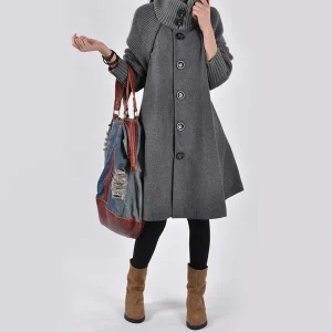 Agnes | Elegant lång kappa med tidlös design för kvinnor