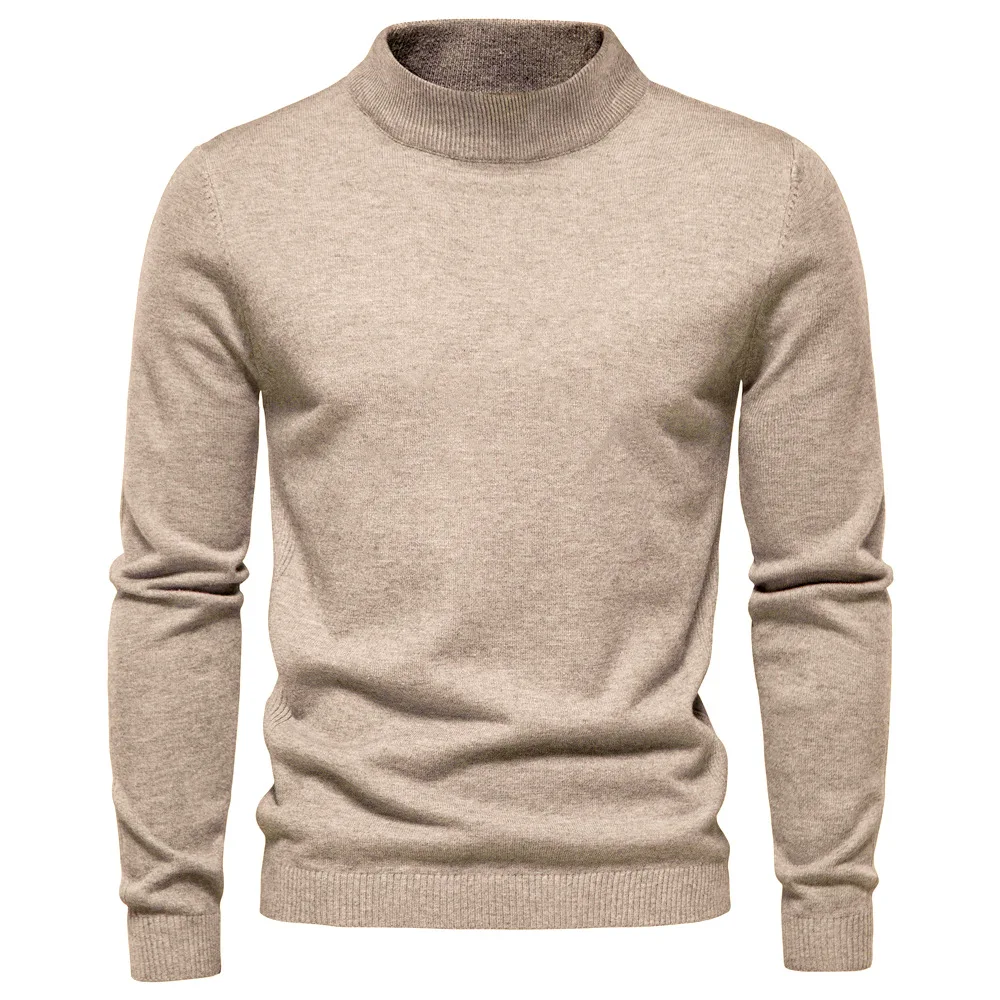 Theodore | Tidlös Mock Neck Tröja för Män