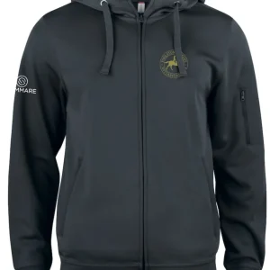 ESKILSTUNAORTENS RYTTARFÖRENING BASIC ACTIVE HOOD FZ UNISEX SVART
