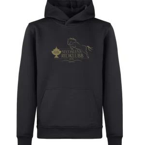 ÄLVDALENS RIDKLUBB BASIC ACTIVE HOOD JUNIOR SVART