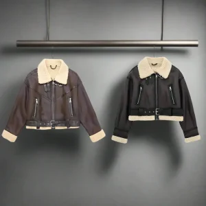 Danae | Moderiktig & Elegant Läderjacka för Damer