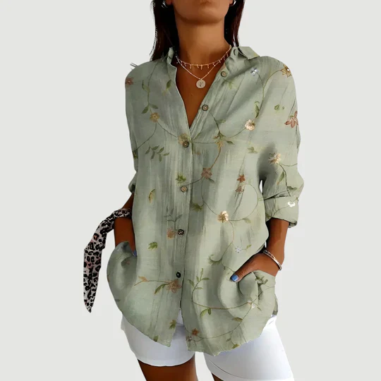 Alice | Färgglad Blus Med Bohemisk Känsla - Bild 8