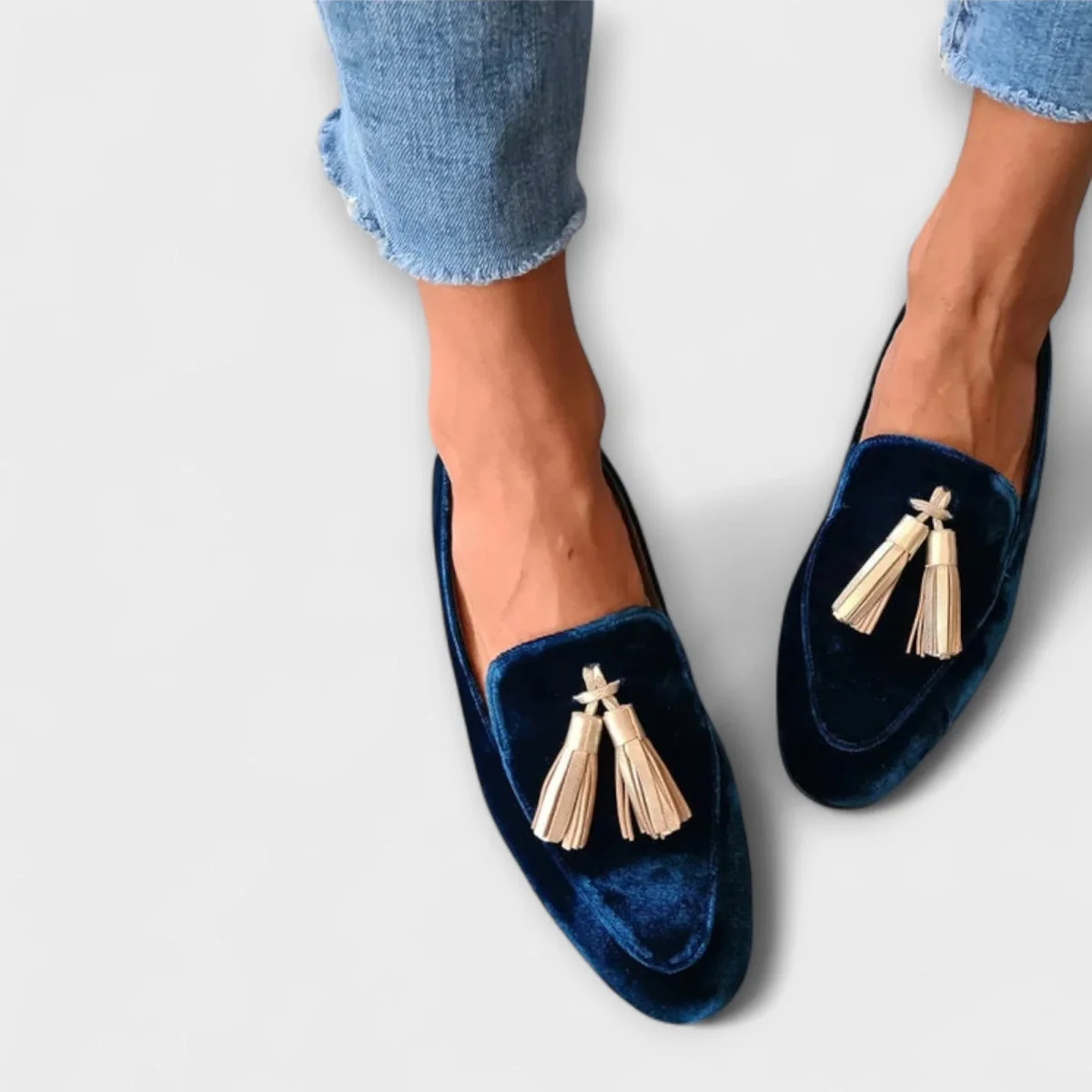 Alva | Vintageinspirerade Loafers Med Toffsar - Bild 2
