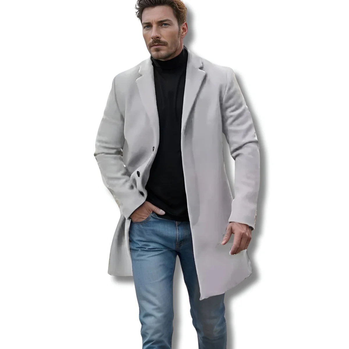 Nima | Tidlös Trenchcoat för Eleganta Tillfällen - Bild 3