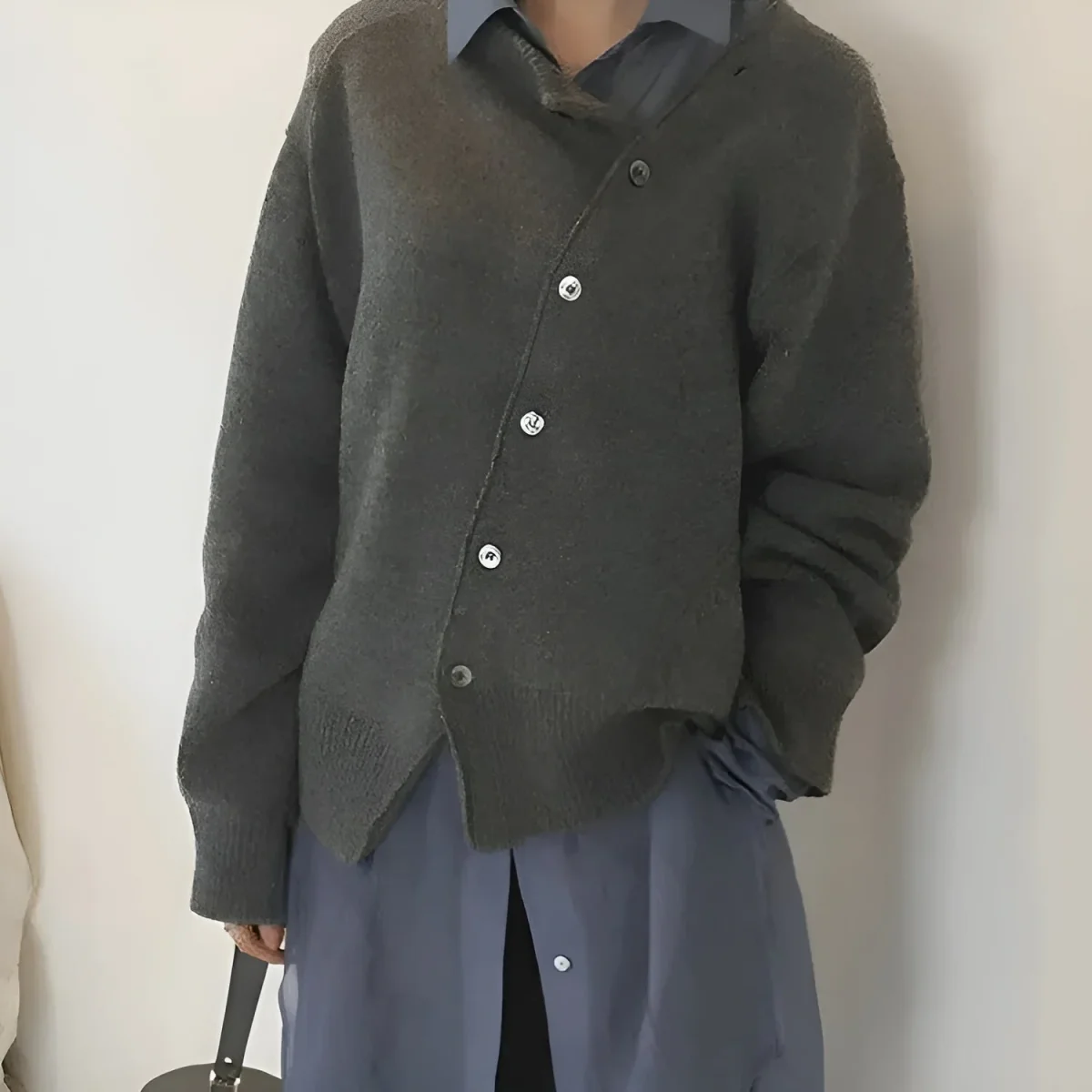 Zita | Trendig Diagonal Cardigan för Kvinnor - Bild 2