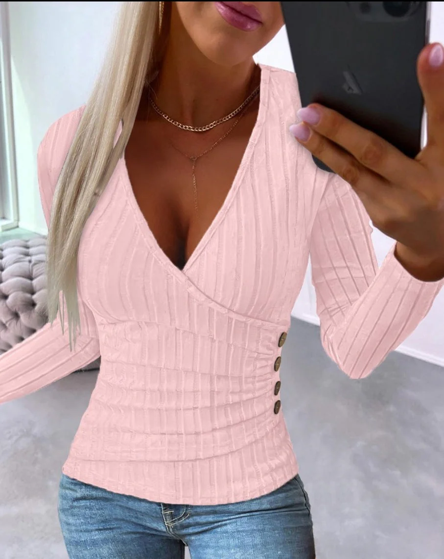 Kimora | Elegant svart blus - Bild 8
