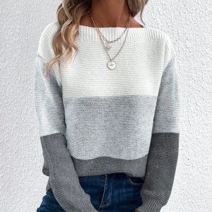 Karin | Stilren Tröja med Långärmade Ärmar – Komfort & Elegans