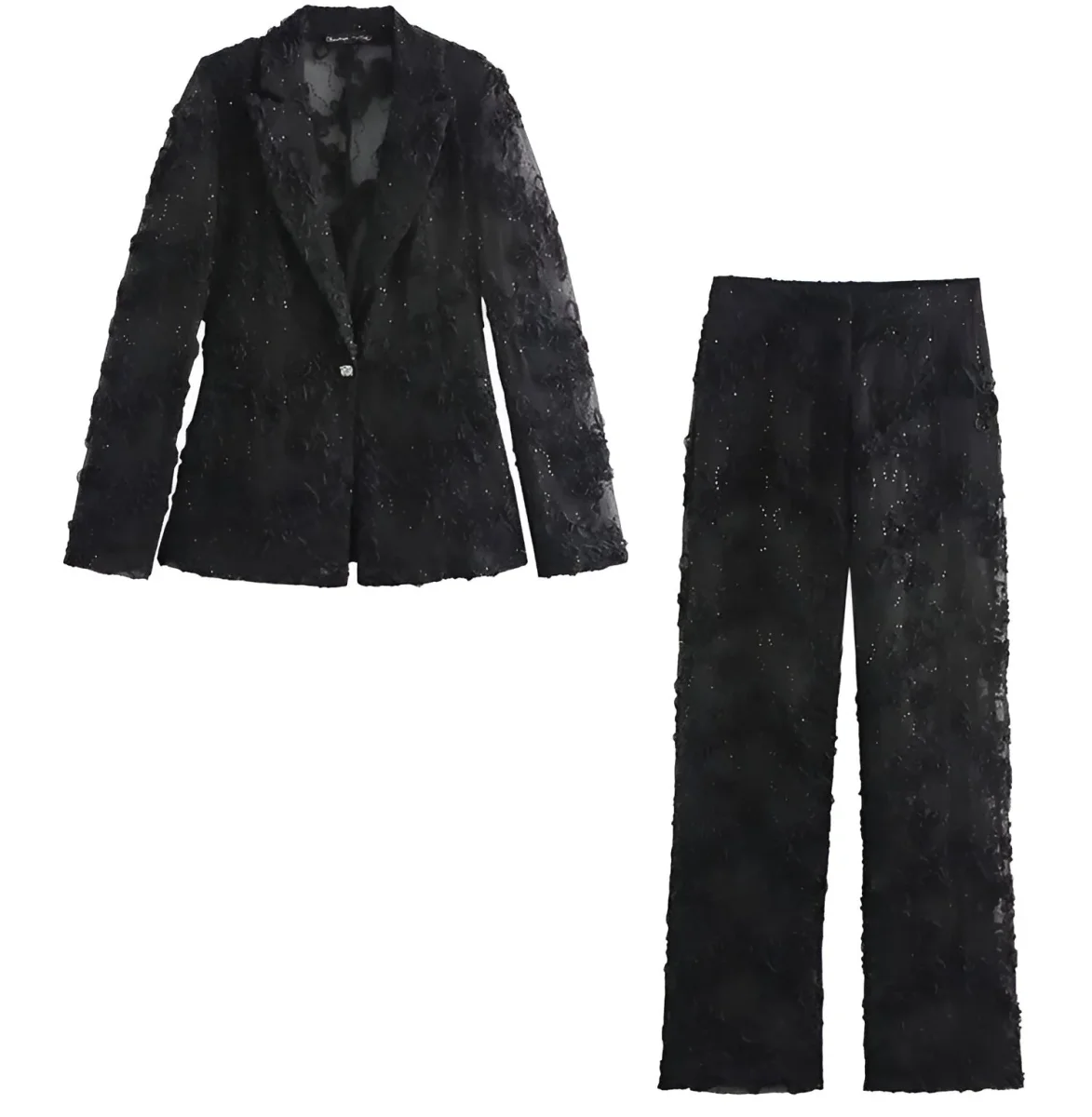 Flora | Elegant 2-delat set med paljetter för kvinnor - Bild 9