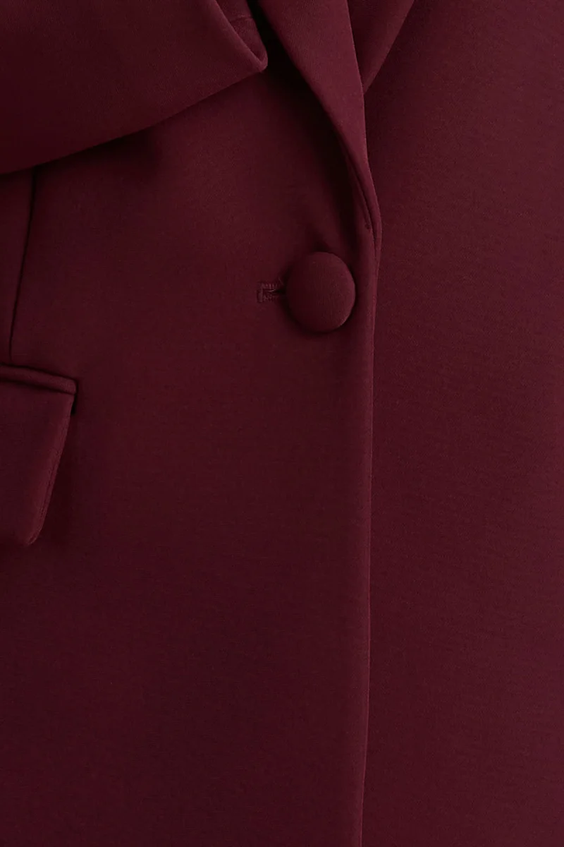Katherine | Burgundy skräddarsydd kavaj - Bild 7
